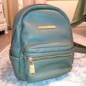Steve Madden olive green mini backpack